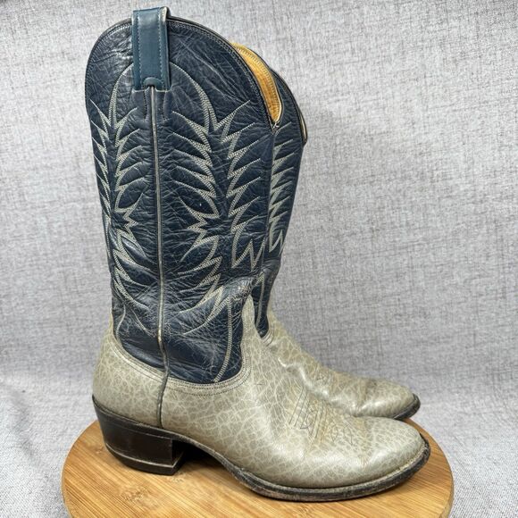Nocona Boots Other - Vintage Nocona Western Boots Men's 10 D Cowboy Leather